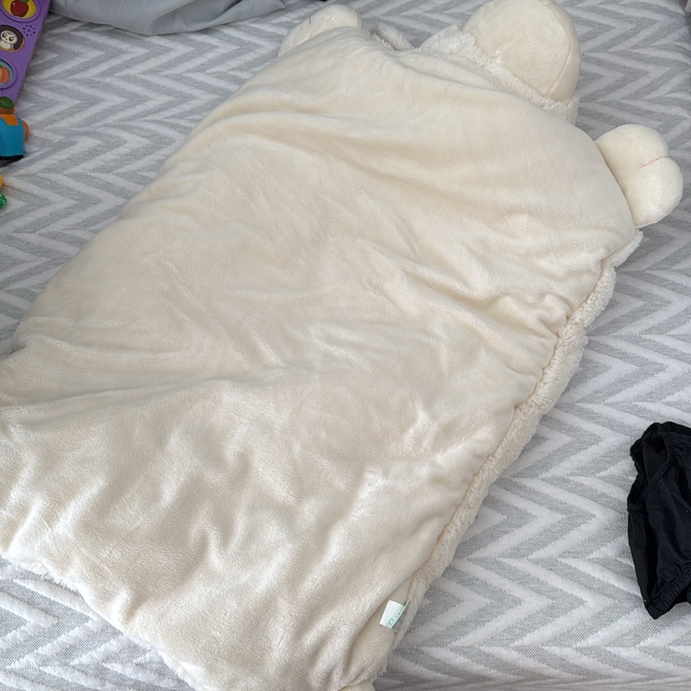 Bearington Baby Collection soft bear belly blanket NWT - Picture 4 of 4